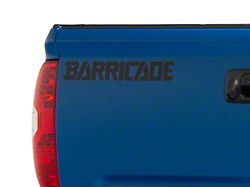 SEC10 Barricade Standard Decal; Black (Universal; Some Adaptation May Be Required)