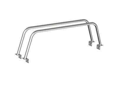 Heavy Metal Off-Road 19-Inch Double Bed Bars; Bare Steel (14-21 Tundra)