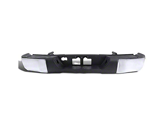 Factory Style Rear Bumper; Chrome End Caps (14-16 Tundra)