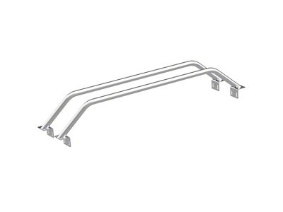 Heavy Metal Off-Road 9-Inch Double Bed Bars; Bare Steel (14-21 Tundra)