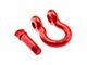 Supreme Suspensions Bolt-On Shackle Mount with Red D-Ring Shackles (07-21 Tundra)