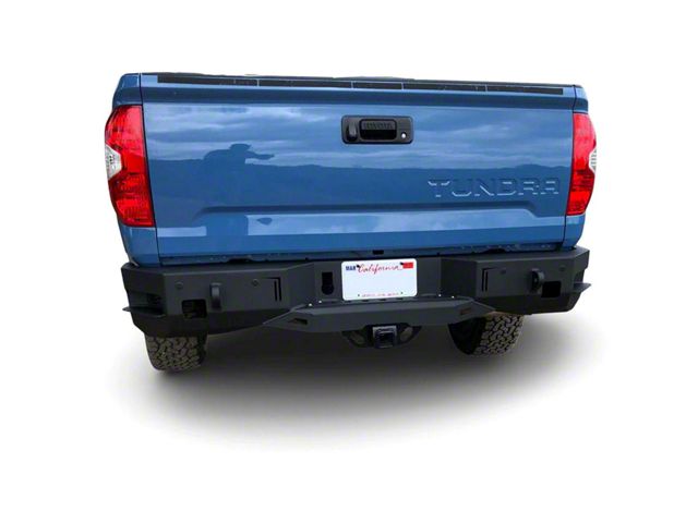 Chassis Unlimited Octane Series Rear Bumper; Pre-Drilled for Backup Sensors; Black Textured (07-13 Tundra)