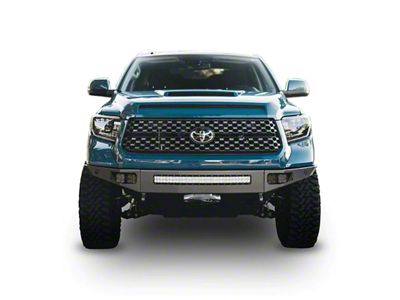 Chassis Unlimited Octane Series Winch Front Bumper; Not Pre-Drilled for Front Parking Sensors; Black Textured (14-21 Tundra)