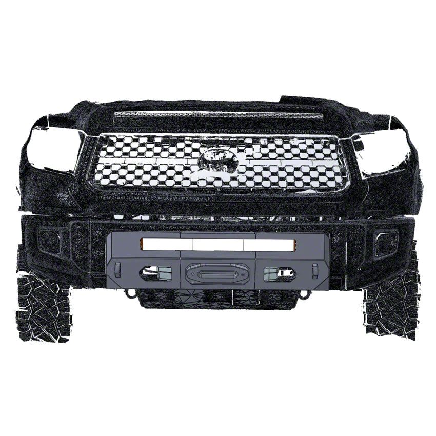 Chassis Unlimited Tundra Prolite Winch Front Bumper; Black Textured CUB990361 (1421 Tundra