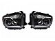 Renegade Series Sequential LED DRL Headlights; Black Housing; Clear Lens (14-21 Tundra w/ Factory Halogen Headlights)