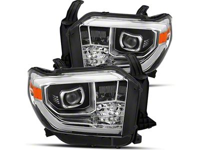 PRO-Series G2 Projector Headlights; Chrome Housing; Clear Lens (14-21 Tundra w/ Factory Halogen Headlights)
