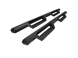 HDX Drop Nerf Side Step Bars; Textured Black (2022 Tundra Double Cab)