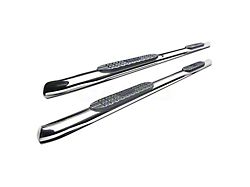 Pro Traxx 4-Inch Oval Side Step Bars; Stainless Steel (2022 Tundra Double Cab)