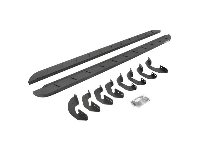 Go Rhino RB10 Slim Running Boards; Protective Bedliner Coating (22-24 Tundra Double Cab)