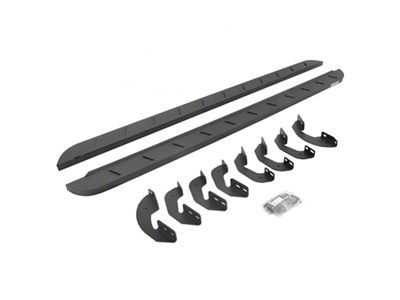 Go Rhino RB10 Slim Running Boards; Protective Bedliner Coating (22-24 Tundra Double Cab)
