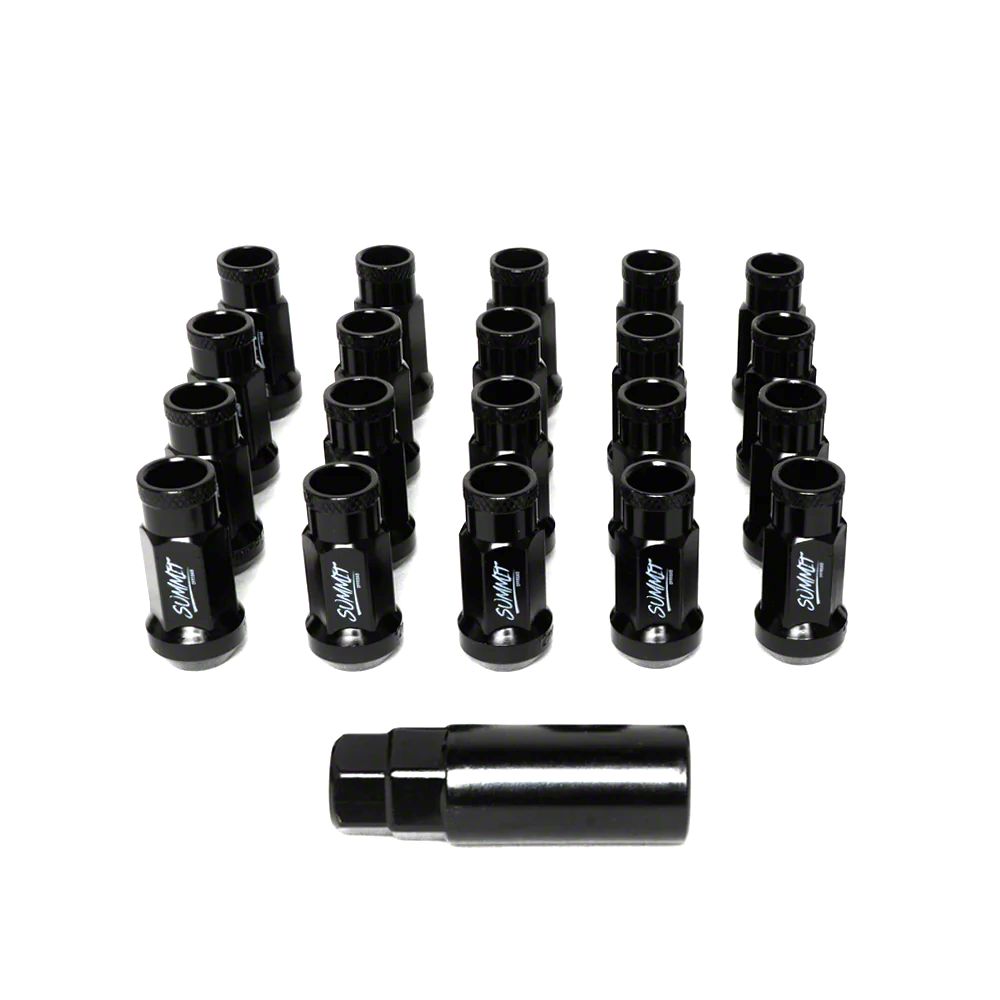 SSW Off-Road Wheels Tundra Black Open Ended Lug Nuts; 14x1.50mm; Set of 20  14-LN-BK (07-21 Tundra) Free Shipping