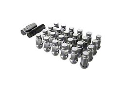 Summit Offroad Wheels Tungsten Gray Open Ended Lug Nuts; 14x1.50mm; Set of 20 (07-21 Tundra)