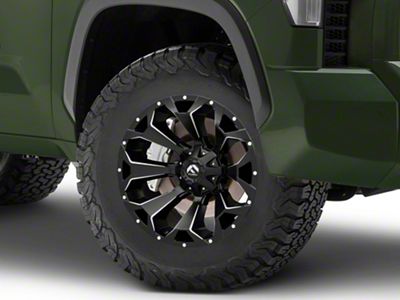 Fuel Wheels Assault Matte Black Milled 6-Lug Wheel; 18x9; 19mm Offset (22-24 Tundra)
