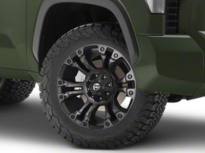 Fuel Wheels Vapor Matte Black Double Dark Tint 6-Lug Wheel; 20x9; 20mm Offset (22-24 Tundra)