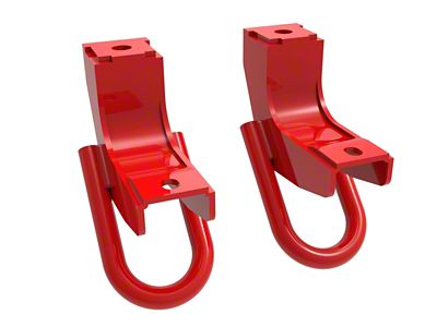 AFE Control Front Tow Hooks; Red (22-23 Tundra)