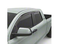 In-Channel Window Visors; Front and Rear; Dark Smoke (07-21 Tundra CrewMax)