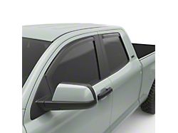 EGR In-Channel Window Visors; Front and Rear; Matte Black (07-21 Tundra Double Cab)