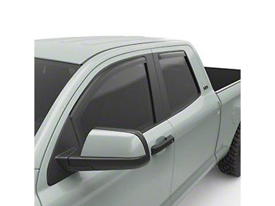 Dark Smoke WeatherTech Custom Fit Rear Side Window Deflectors for Toyota Tundra 