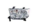 CAPA Replacement Halogen Headlight; Driver Side (09-13 Tundra w/ Level Adjuster)