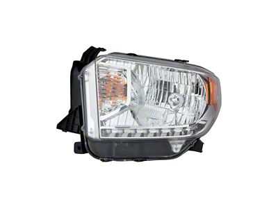 CAPA Replacement Halogen Headlight; Driver Side (14-15 Tundra Limited, SR & SR5 w/o Level Adjuster)