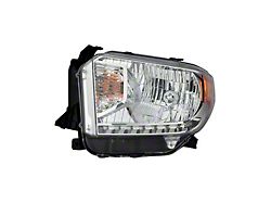 CAPA Replacement Halogen Headlight; Driver Side (14-17 Tundra Limited, SR & SR5 w/ Level Adjuster)