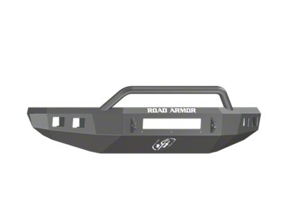 Road Armor Stealth Non-Winch Front Bumper with Pre-Runner Guard; Satin Black (14-21 Tundra)