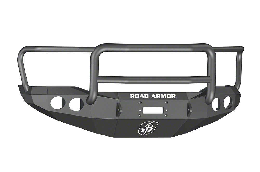 Road Armor Stealth Winch Front Bumper with Lonestar Guard; Satin Black (07-13 Tundra)
