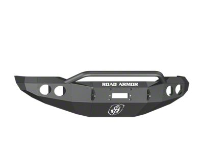 Road Armor Stealth Winch Front Bumper with Pre-Runner Guard; Satin Black (07-13 Tundra)