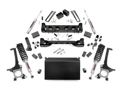 Rough Country 6-Inch Suspension Lift Kit with Lifted N3 Struts and Premium N3 Shocks (16-21 4WD Tundra, Excluding TRD Pro)