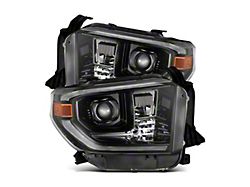 AlphaRex LUXX-Series G2 LED Projector Headlights; Alpha Black Housing; Clear Lens (14-21 Tundra w/ Factory Halogen Headlights)