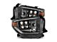 AlphaRex NOVA-Series G2 LED Projector Headlights; Alpha Black Housing; Clear Lens (14-21 Tundra w/ Factory Halogen Headlights)