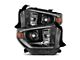 AlphaRex LUXX-Series G2 LED Projector Headlights; Alpha Black Housing; Clear Lens (14-21 Tundra w/ Factory LED Headlights)