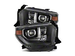 LUXX-Series G2 LED Projector Headlights; Black Housing; Clear Lens (14-21 Tundra w/ Factory LED Headlights)