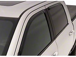 In-Channel Ventvisor Window Deflectors; Front and Rear; Dark Smoke (22-23 Tundra CrewMax)