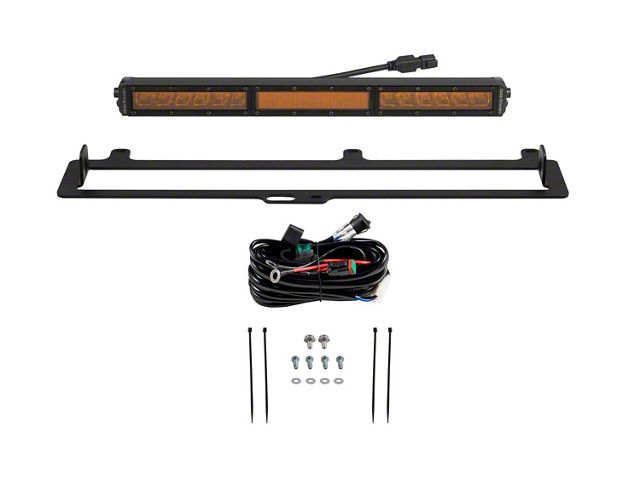 Diode Dynamics SS18 TRD Pro Grille Light Bar Kit; Amber Combo (22-24 Tundra TRD Pro)