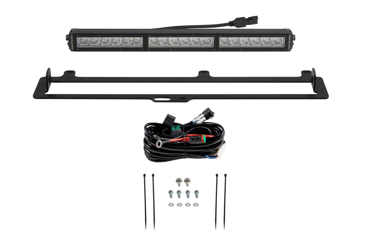 Diode Dynamics Tundra SS18 TRD Pro Grille Light Bar Kit; White Driving