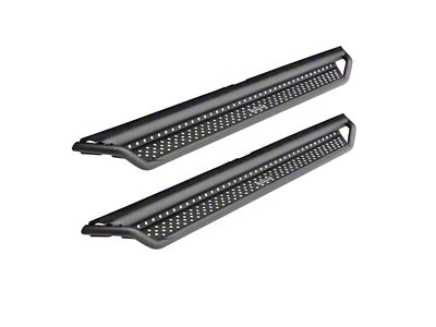 Dominator Xtreme D1 Side Step Bars; Textured Black (07-21 Tundra Double Cab)