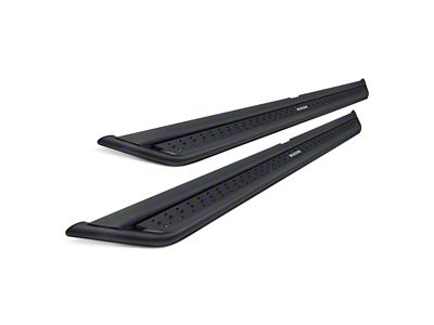 Dominator Xtreme DSS Slider Side Step Bars; Textured Black (22-24 Tundra Double Cab)