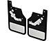 Mud Flaps with Black Plate; Front and Rear (07-21 Tundra)