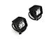 ZRoadz Two 3-Inch White LED Pod Lights with Hood Hinge Mounting Brackets (22-24 Tundra)
