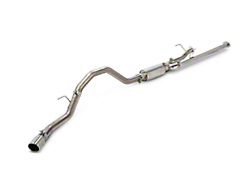 RedRock Single Exhaust System with Polished Tip; Side Exit (09-21 5.7L Tundra)