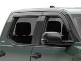 Low Profile Ventvisor Window Deflectors; Front and Rear; Smoke (22-26 Tundra CrewMax)