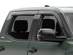 Low Profile Ventvisor Window Deflectors; Front and Rear; Smoke (22-24 Tundra CrewMax)