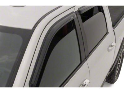 Ventvisor Window Deflectors; Front and Rear; Smoke (22-23 Tundra CrewMax)