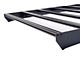 Cali Raised LED Economy Roof Rack with 42-Inch Single Row White Beam LED Light Bar and Small Blue Switch (14-21 Tundra CrewMax)