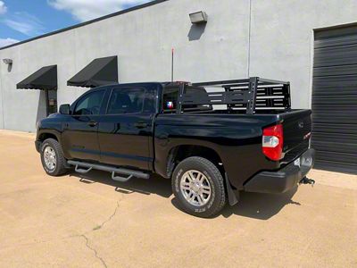 Cali Raised LED Overland Bed Rack System; Low Profile (14-23 Tundra w/ 6-1/2-Foot Bed)