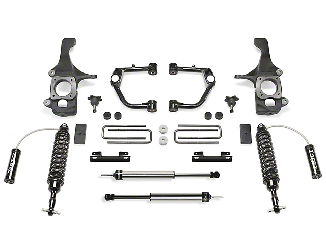 Fabtech 4-Inch Budget Lift System with Dirt Logic 2.5 Reservoir Coil-Overs and Dirt Logic Shocks (16-21 Tundra, Excluding TRD Pro)