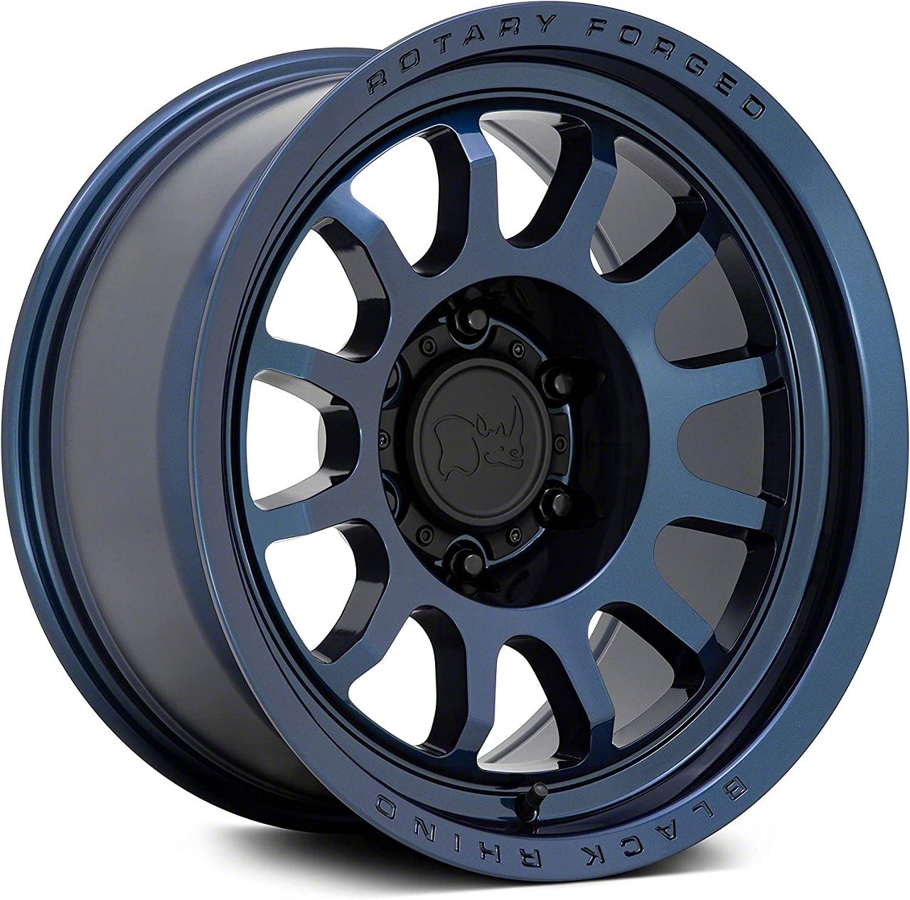 Black Rhino Rapid Midnight Blue 5-Lug Wheel; 18x8.5; 10mm Offset (14-21 Tundra)