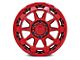 Black Rhino Rotor Candy Red 5-Lug Wheel; 18x9; 12mm Offset (07-13 Tundra)