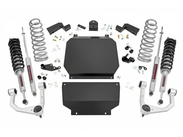 Rough Country 3.50-Inch Suspension Lift Kit with N3 Struts and N3 Rear Shocks (22-24 Tundra w/o AVS System & Load-Leveling Air System, Excluding TRD Pro)